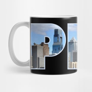 Philadelphia PHL Skyline Mug
